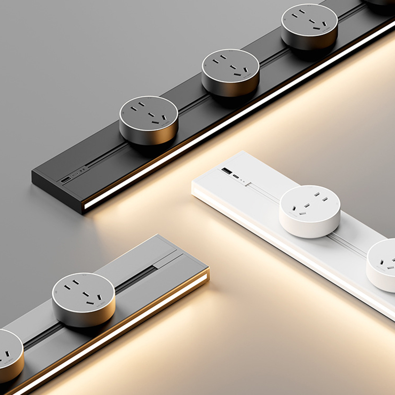 Kitchen Appliances Uk - ติดตามซ็อกเก็ต Wall Outlet พื้นผิวติดตั้ง Romovable Rail