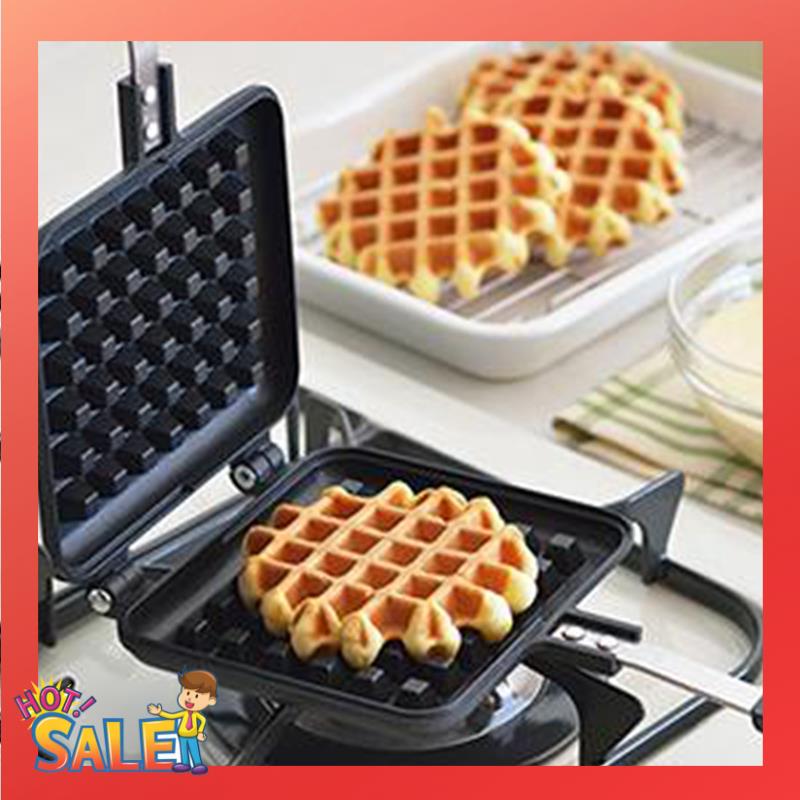 Waffle Iron Belgian - ABCL 1 ชิ้นเตาวาฟเฟิลแผ่นเหล็กลึกเติม Non-Stick อลูมิเนียมแบบดั้งเดิมเบลเยียมเครื่องทําวาฟเฟิลสําหรับทําความสะอาดง่าย A