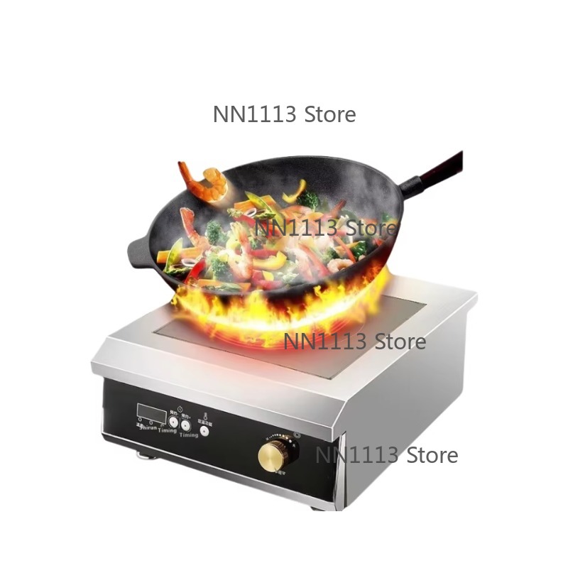 Wok Electric Flat - เตาแม่เหล็กไฟฟ้ากำลังสูงแบบตั้งโต๊ะ พร้อมหน้าจอสัมผัส สำหรับทอด ผัด ปรุงอาหารแบบรวม