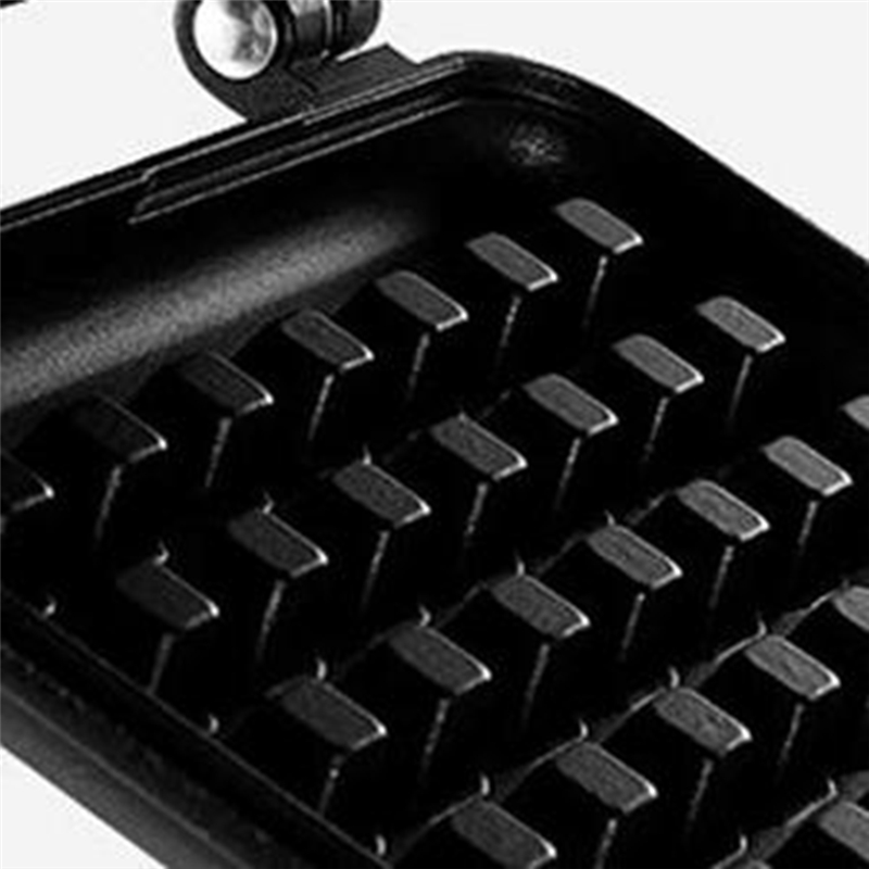 Waffle Iron Belgian - 1 PCS เตาวาฟเฟิลแผ่นเหล็กลึกเติม Non-Stick อลูมิเนียมแบบดั้งเดิมเบลเยียมเครื่องทําวาฟเฟิลสําหรับทําความสะอาดง่าย B