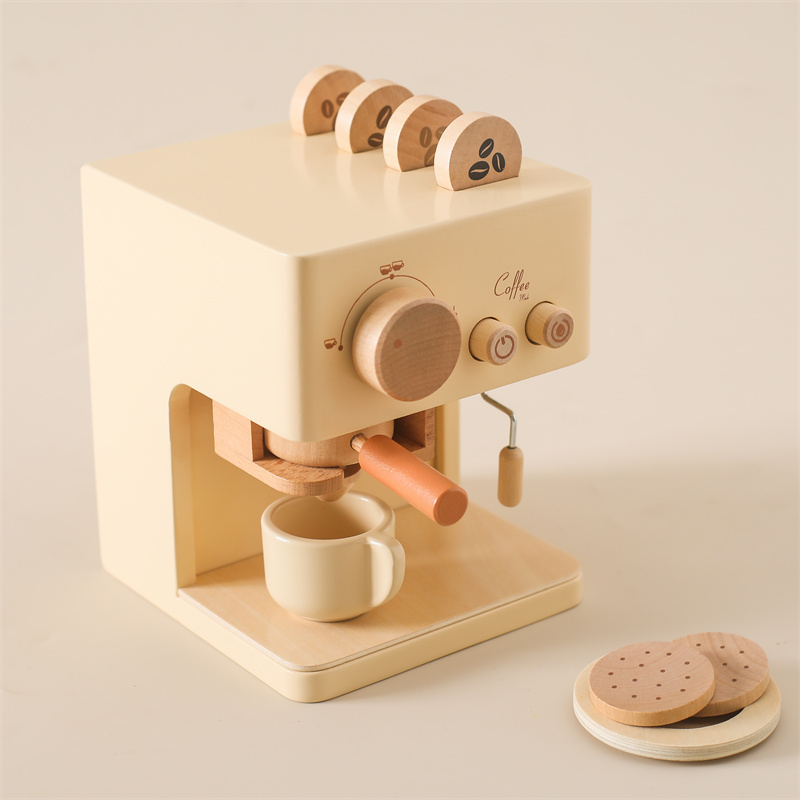 Kitchen Appliances Set - เด็ก Montessori ชุดของเล่นเด็กกาแฟเครื่องของเล่นเด็กคอสเพลย์ Play House ของเล่นเพื่อการศึกษาบล็อกของขวัญเด็ก