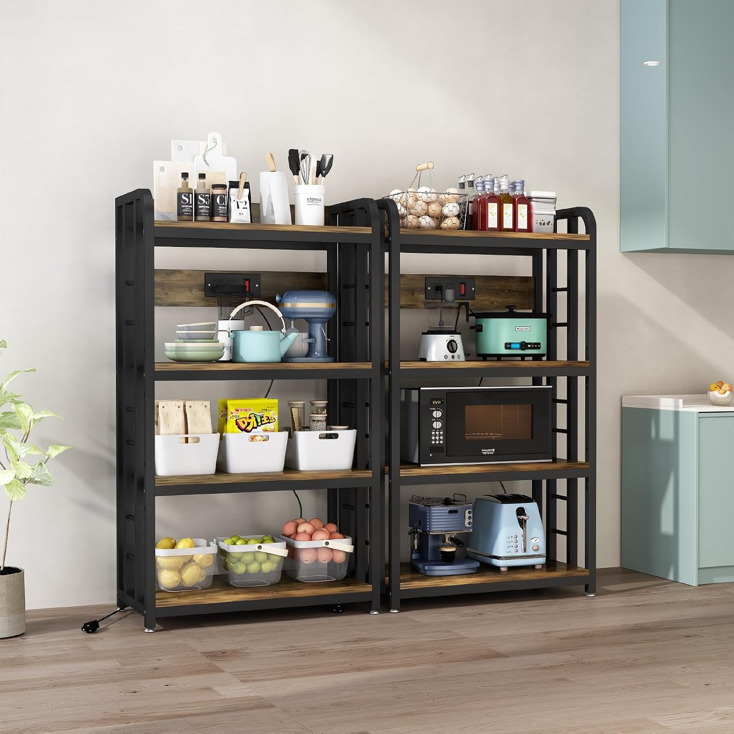 ชั้นวางของในครัว 4 ชั้นพร้อมเต - Kitchen Appliances Countertop บทวิจารณ์และราคา