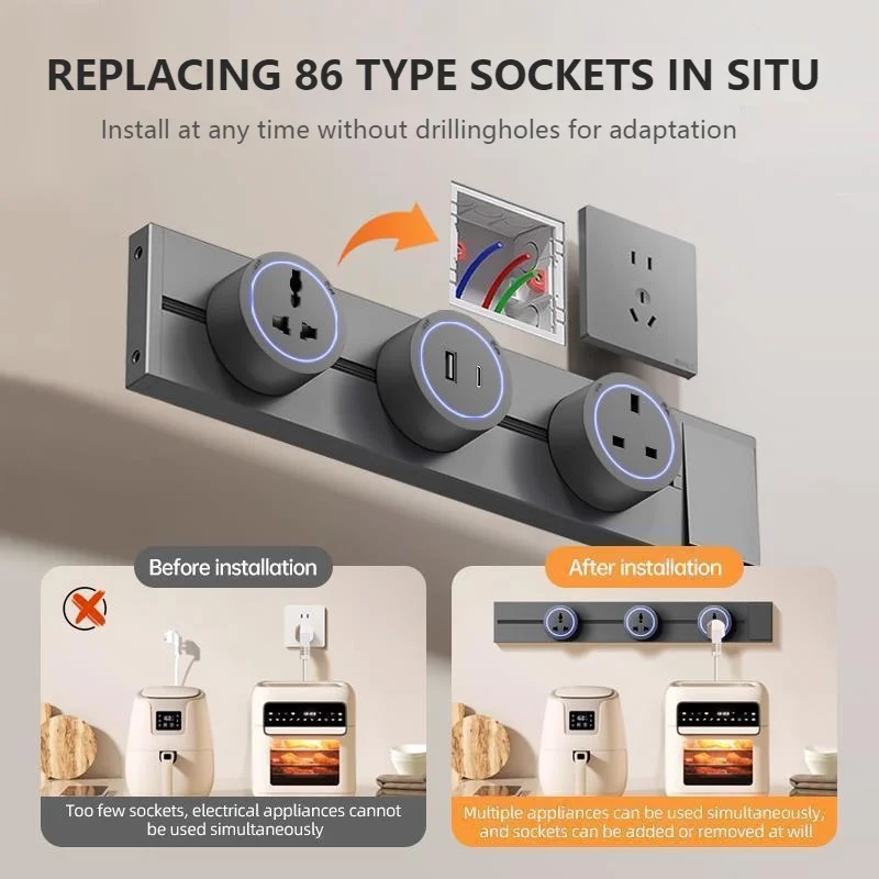 เต้ารับติดผนังพร้อมสวิตช์ คุณภ - Kitchen Appliances Uk บทวิจารณ์และราคา