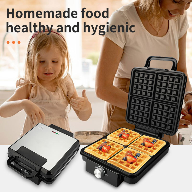 เครื่องทำวาฟเฟิลเบลเยียมขนาดเล - Waffle Iron Belgian บทวิจารณ์และราคา