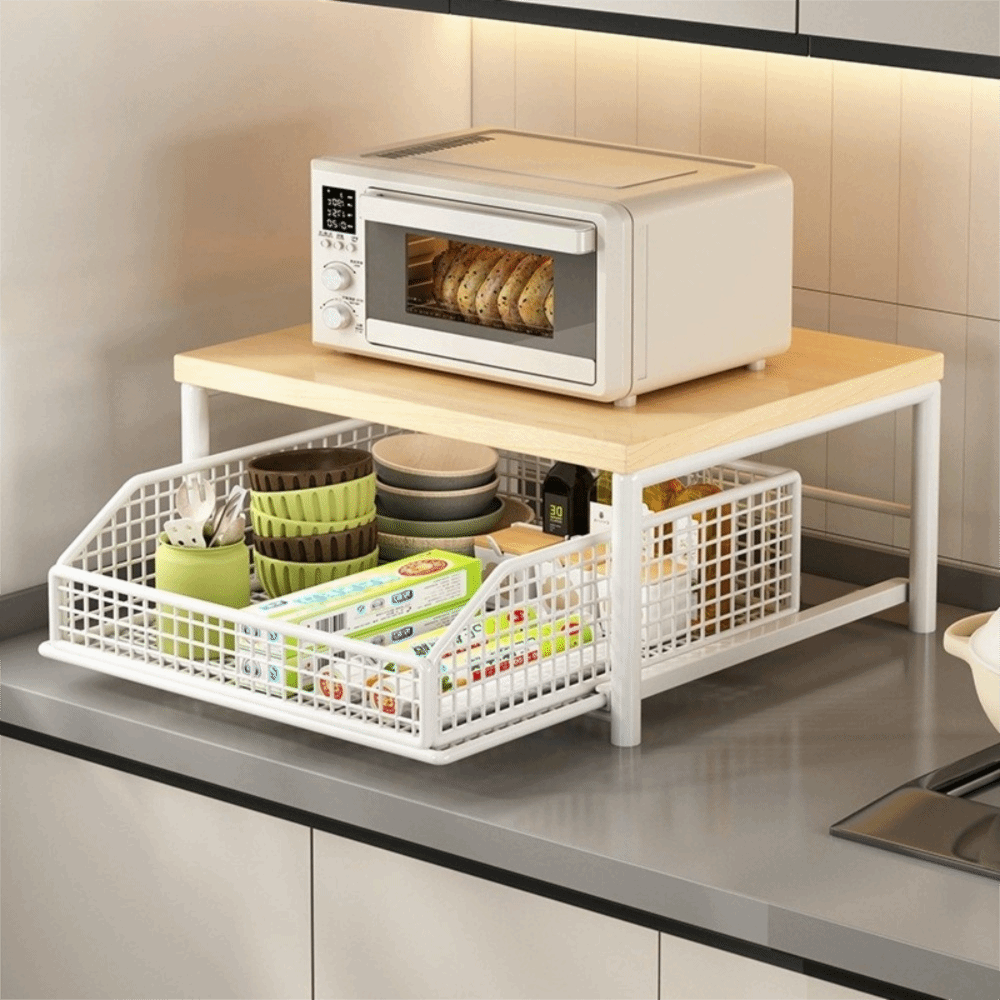 ชั้นวางไมโครเวฟอเนกประสงค์พร้อ - Kitchen Appliances Countertop บทวิจารณ์และราคา