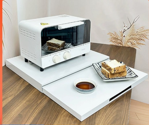 ชั้นวางไมโครเวฟแบบลิ้นชักเลื่อ - Kitchen Appliances Countertop บทวิจารณ์และราคา