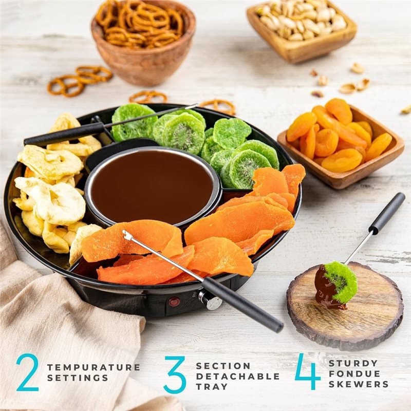ชุดหม้อฟองดูไฟฟ้าพร้อมระบบควบค - Fondue Set Electric บทวิจารณ์และราคา