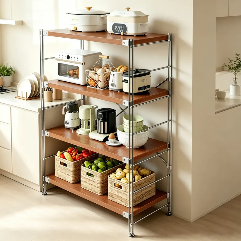 ชั้นวางของในครัวแบบหลายชั้นสำห - Kitchen Appliances Countertop บทวิจารณ์และราคา