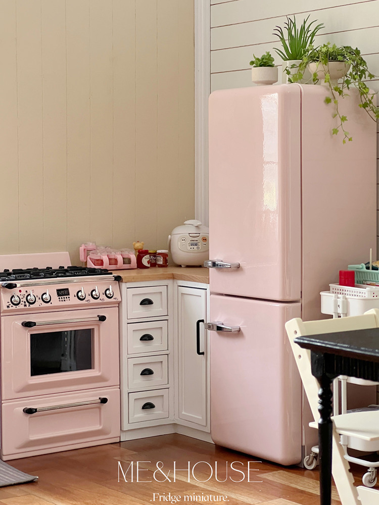 บ้านตุ๊กตา1/6ตู้เย็นโลหะ akses - Kitchen Appliances Refrigerators บทวิจารณ์และราคา