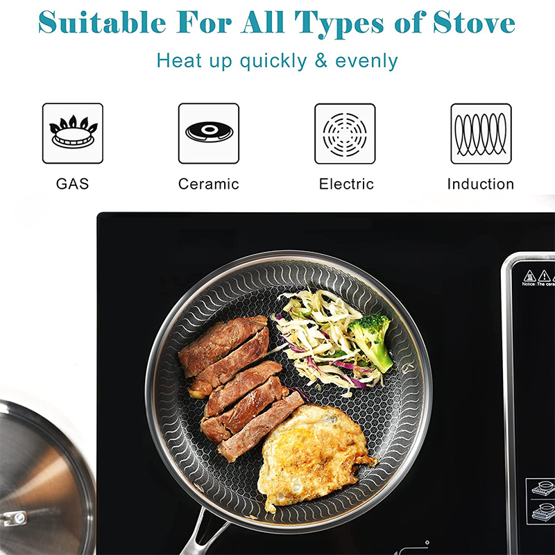 LMETJMA กระทะสแตนเลส Nonstick  - Fondue Set Electric บทวิจารณ์และราคา