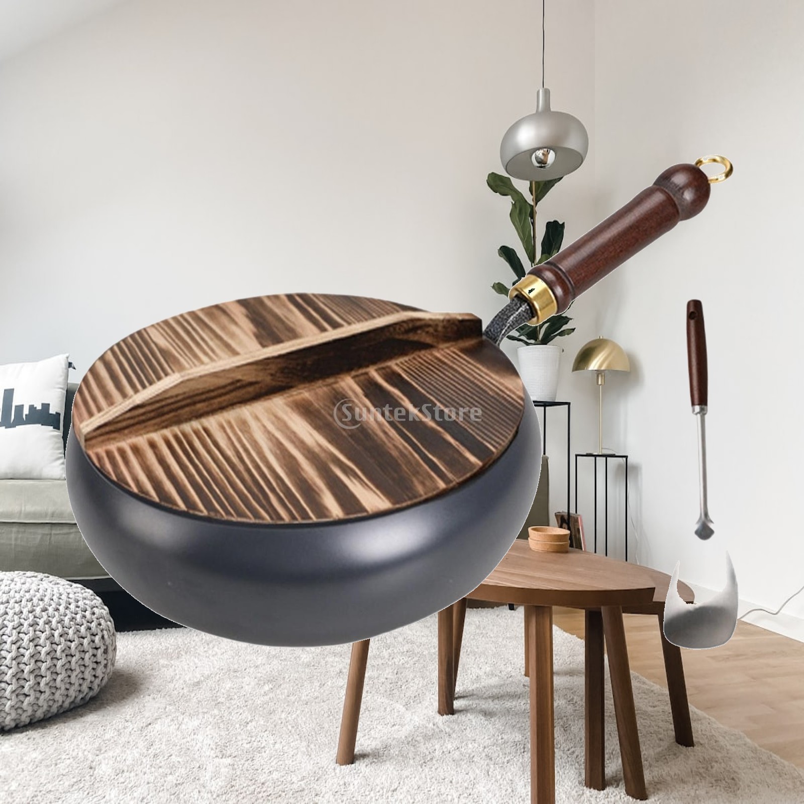 กระทะผัดเหล็กเคลือบกันติด ก้นแ - Wok Electric Flat บทวิจารณ์และราคา