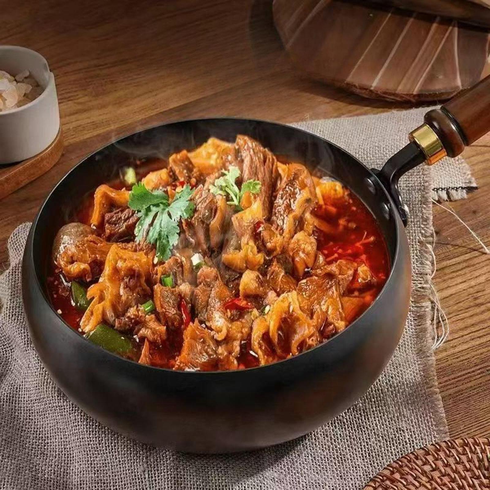 24 ซม.กระทะเหล็กกระทะผัดชุดพร้ - Wok Electric Flat บทวิจารณ์และราคา
