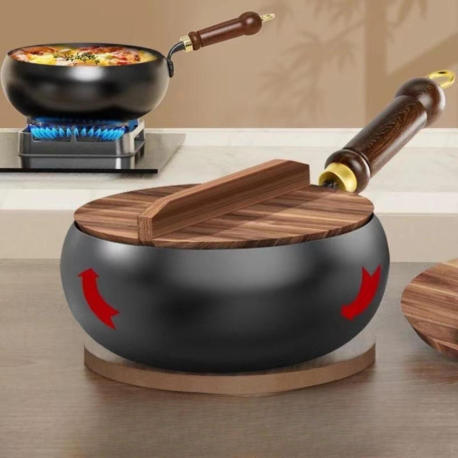 24 ซม.กระทะเหล็กกระทะผัดชุดพร้ - Wok Electric Flat บทวิจารณ์และราคา