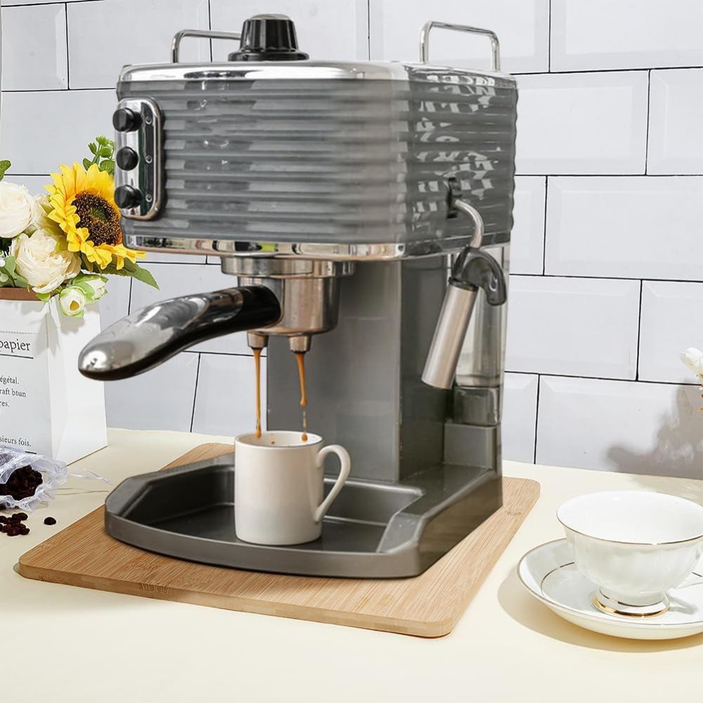 ถาดเลื่อนไม้ไผ่สำหรับเครื่องชง - Kitchen Appliances Countertop บทวิจารณ์และราคา