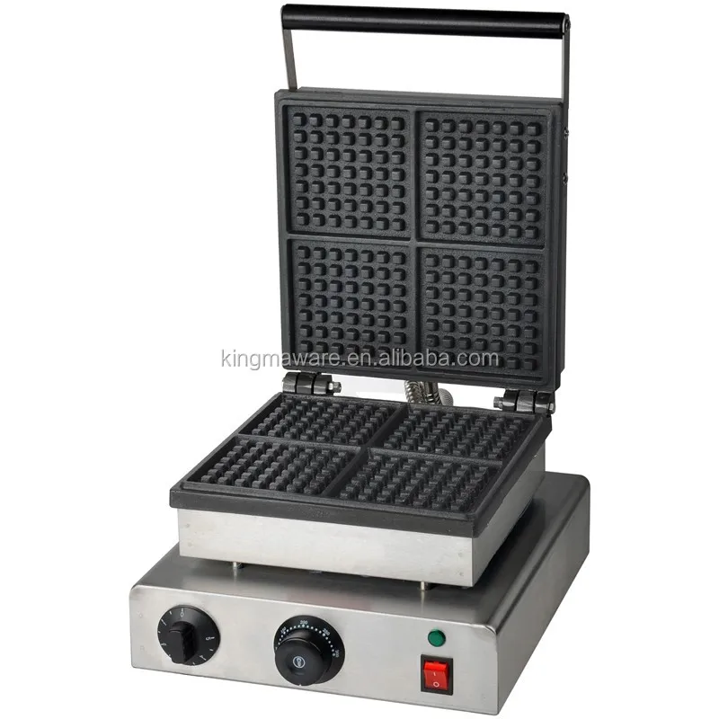 เครื่องทำวาฟเฟิลเบลเยียมแบบสี่ - Waffle Iron Belgian บทวิจารณ์และราคา