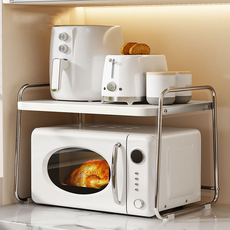 ชั้นวางไมโครเวฟสแตนเลส ชั้นวาง - Kitchen Appliances Countertop บทวิจารณ์และราคา