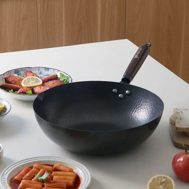 กระทะเหล็กกล้าคาร์บอน 32 ซม. ช - Wok Electric Flat บทวิจารณ์และราคา